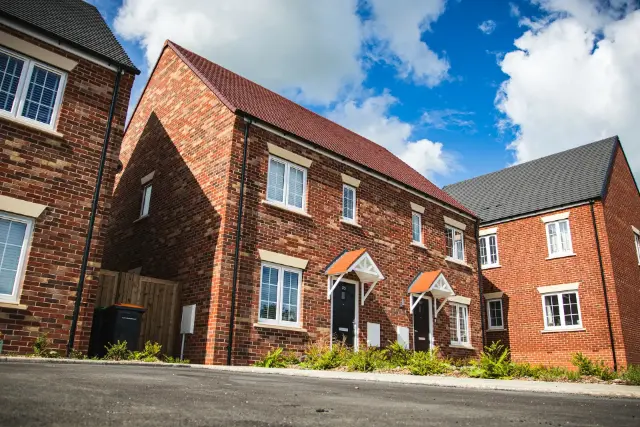 Modern new build home on a new housing estate